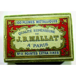 Box of french nibs J.B. MALLAT