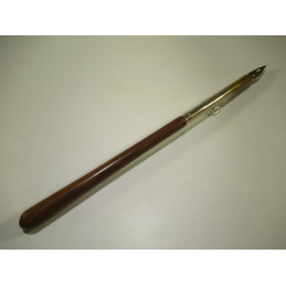 Large french wooden pen holder