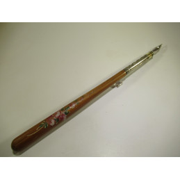 Large french wooden pen holder